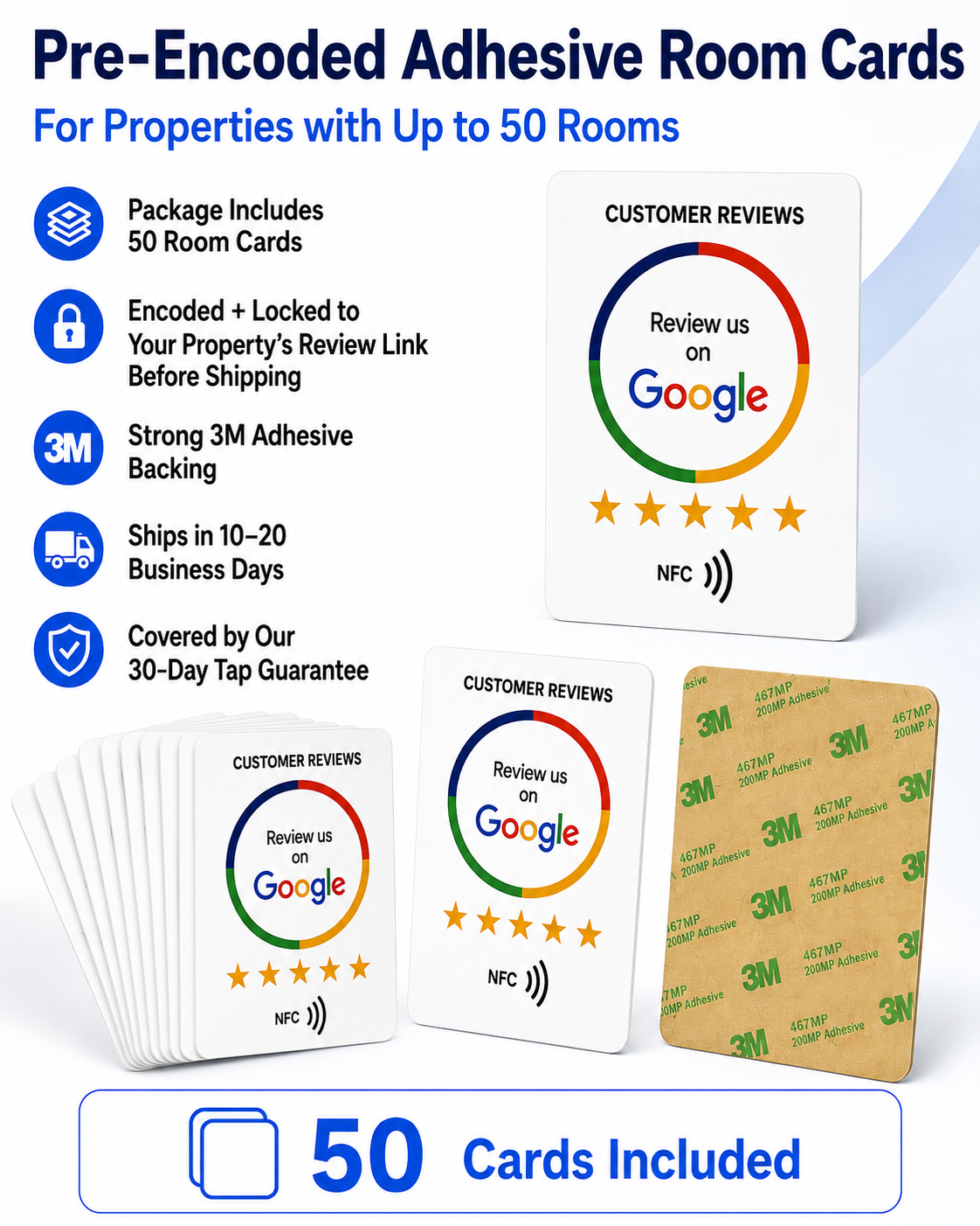 Room review card — package photo